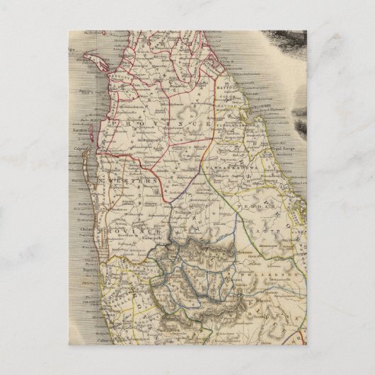 Ceylon Briefkaart (Voorkant)