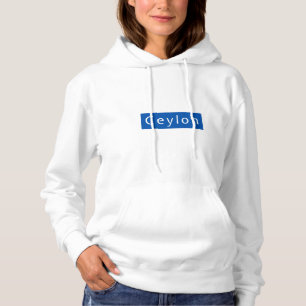 Ceylon Happy Cute Typewriter Wifey Gift Mam Hoodie