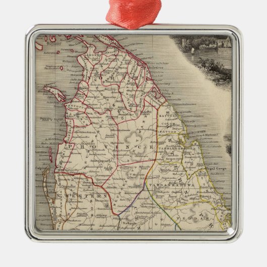 Ceylon Metalen Ornament (Voorkant)