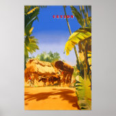 Ceylon vintage-poster poster (Voorkant)