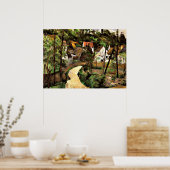 Cezanne - A Draai aan de weg Poster (Keuken)