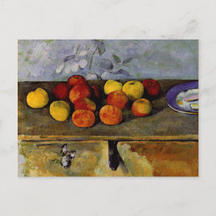 Cezanne - Appelen en koekjes Briefkaart