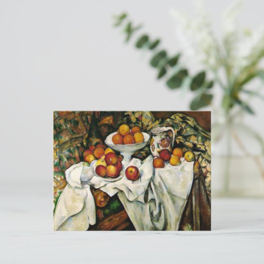 Cezanne - Appelen en Sinaasappels Briefkaart (Staand voorkant)