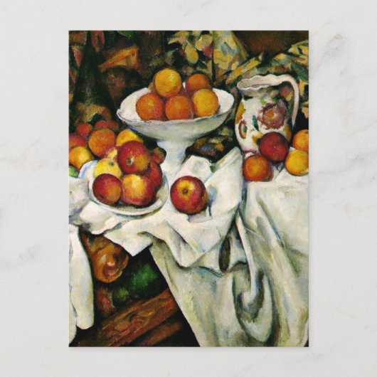 Cezanne - Appelen en Sinaasappels Briefkaart (Voorkant)