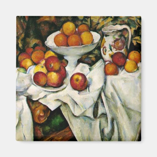 Cezanne - Appelen en Sinaasappels Magneet (Voorkant)