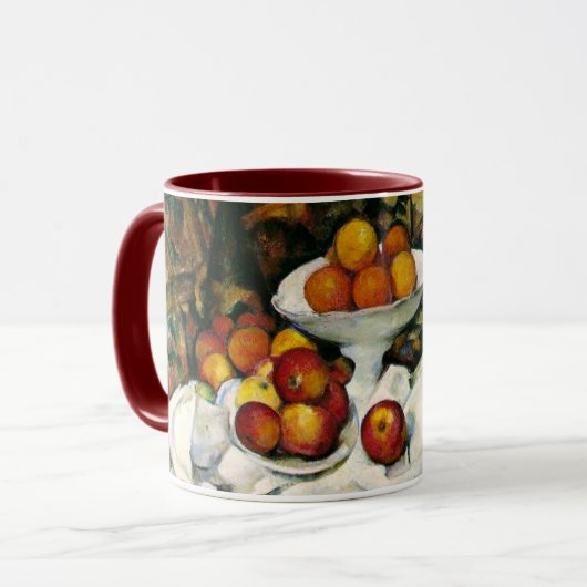 Cezanne - Appelen en Sinaasappels Mok (Voorkant links)
