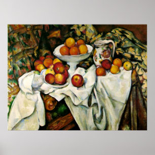 Cezanne - Appelen en Sinaasappels Poster