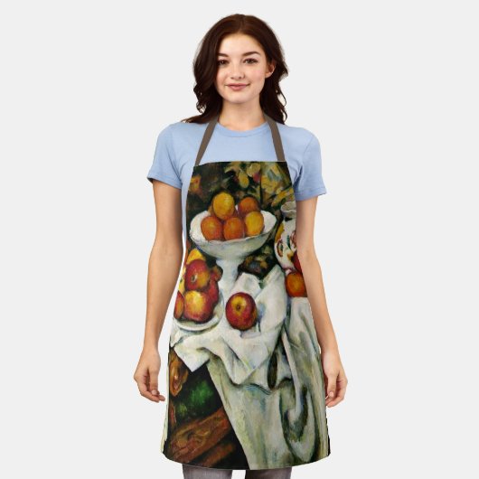 Cezanne - Appelen en Sinaasappels, Schort (Gedragen)