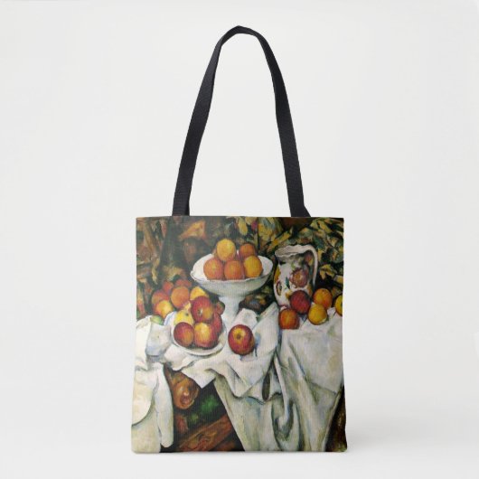 Cezanne - Appelen en Sinaasappels Tote Bag (Voorkant)