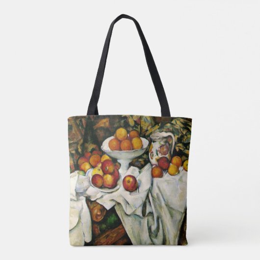 Cezanne - Appelen en Sinaasappels Tote Bag (Achterkant)