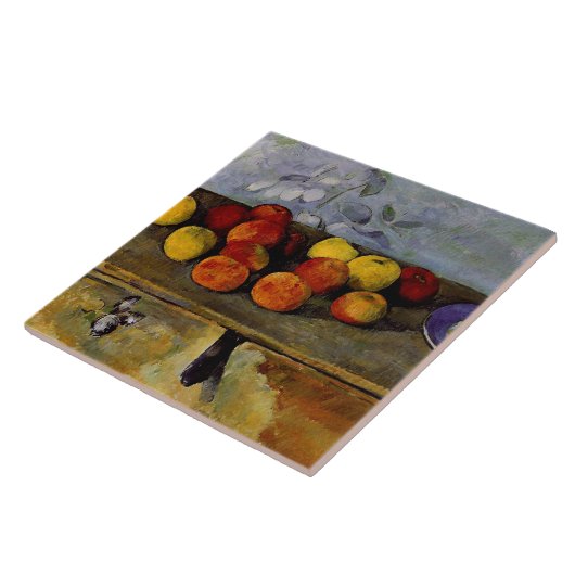 Cezanne - Appels en Biscuits Tegeltje (Zijkant)