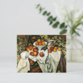Cezanne - Appels en Sinaasappels Briefkaart (Staand voorkant)