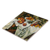 Cezanne - Appels en Sinaasappels Tegeltje (Zijkant)