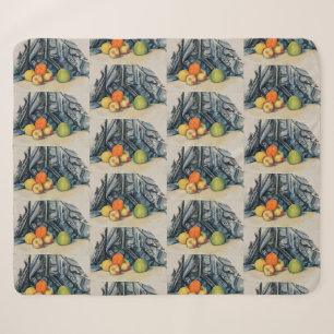 Cezanne Appels en Stof Vintage Stilleven Kunst Sherpa Deken