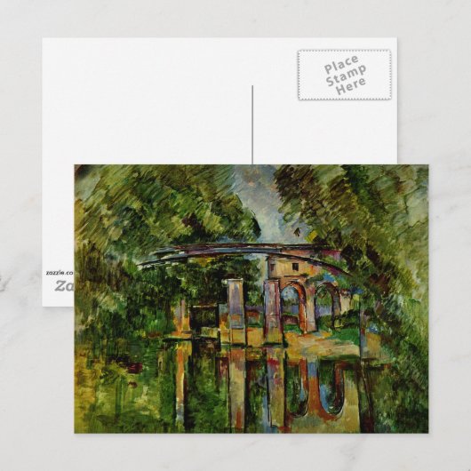 Cezanne - Aquaduct en Lock. Briefkaart (Voorkant / Achterkant)