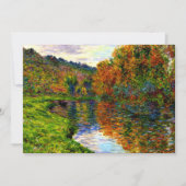 Cezanne - Arm of the Jeufosse, herfst, Kaart (Voorkant)