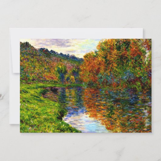 Cezanne - Arm of the Jeufosse, herfst, Kaart (Voorkant)