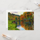 Cezanne - Arm of the Jeufosse, herfst, Kaart (Voorkant / Achterkant in situ)