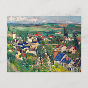 Cezanne - Auvers, Panoramisch Uitzicht Briefkaart