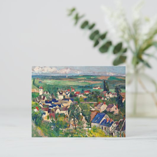 Cezanne - Auvers, Panoramisch Uitzicht Briefkaart (Staand voorkant)