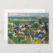 Cezanne - Auvers, Panoramisch Uitzicht Briefkaart (Voorkant / Achterkant)