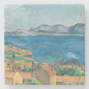 Cezanne - Baai van Marseille, Gezien vanuit L'Esta Stenen Onderzetter