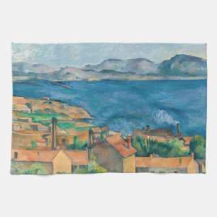 Cezanne - Baai van Marseille, Gezien vanuit L'Esta Theedoek