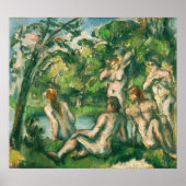 Cézanne - Badenden Poster (Voorkant)