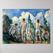 Cézanne - Badenden Poster (Voorkant)