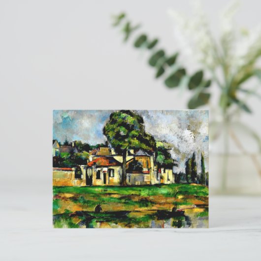 Cezanne - Banken van de Marne Briefkaart (Staand voorkant)