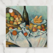 Cezanne Basket Appels Impressionisme Kunst Bedankjes Labels (Voorkant)