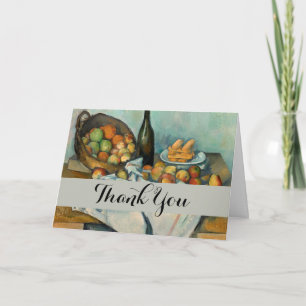 Cezanne Basket Appels Impressionisme Kunst Bedankkaart