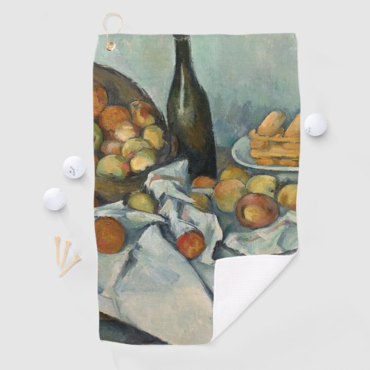 Cezanne Basket Appels Impressionisme Kunst Golfhanddoek (Insitu)
