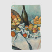 Cezanne Basket Appels Impressionisme Kunst Golfhanddoek (Voorkant)