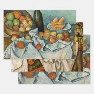 Cezanne Basket Appels Impressionisme Kunst Inpakpapier Vel