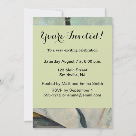 Cezanne Basket Appels Impressionisme Kunst Kaart (Voorkant)