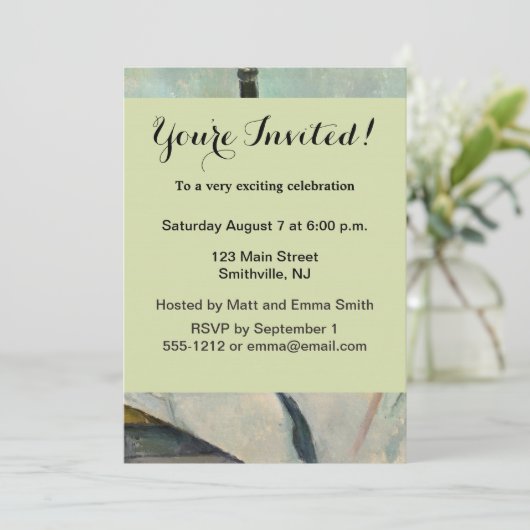 Cezanne Basket Appels Impressionisme Kunst Kaart (Staand voorkant)