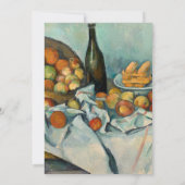 Cezanne Basket Appels Impressionisme Kunst Kaart (Achterkant)