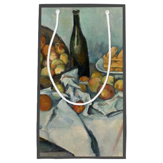Cezanne Basket Appels Impressionisme Kunst Klein Cadeauzakje (Voorkant)