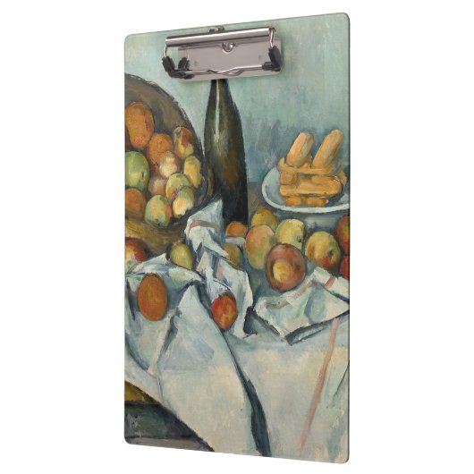Cezanne Basket Appels Impressionisme Kunst Klembord (Links)