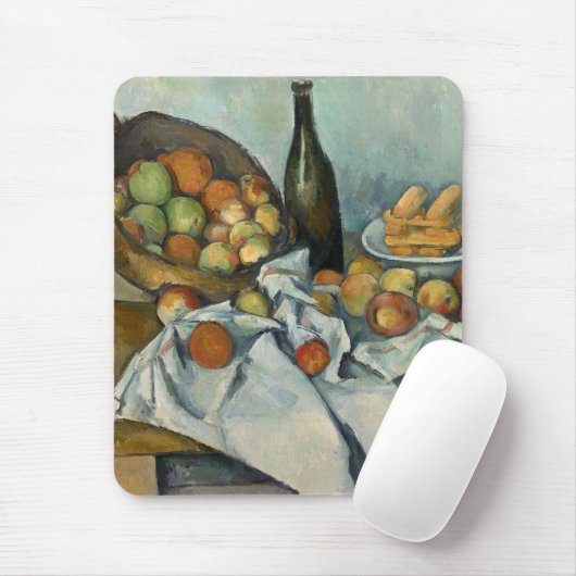 Cezanne Basket Appels Impressionisme Kunst Muismat (Met muis)