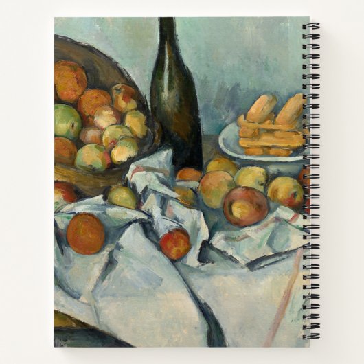 Cezanne Basket Appels Impressionisme Kunst Notitieboek (Achterkant)