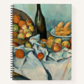 Cezanne Basket Appels Impressionisme Kunst Notitieboek (Voorkant)