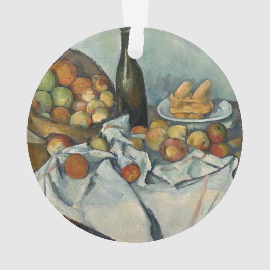 Cezanne Basket Appels Impressionisme Kunst Ornament (achterkant)