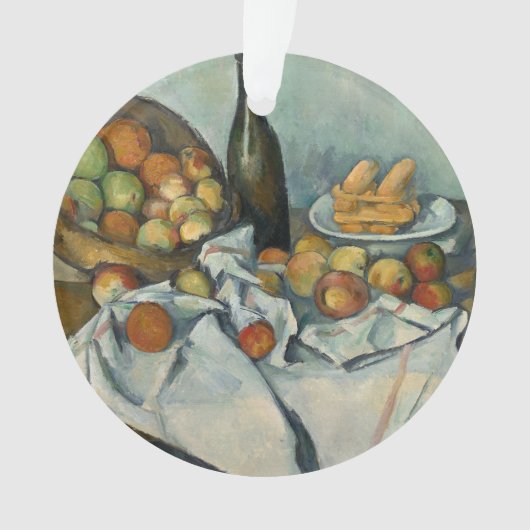 Cezanne Basket Appels Impressionisme Kunst Ornament (voorkant)