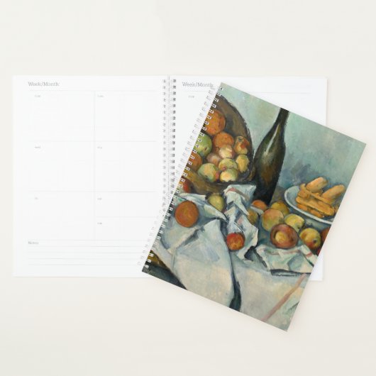 Cezanne Basket Appels Impressionisme Kunst Planner (Display)