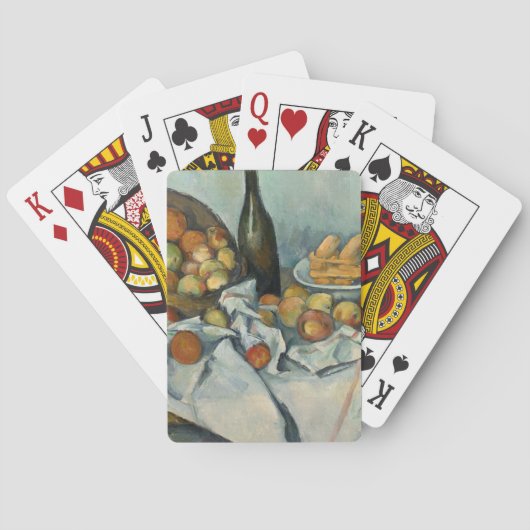Cezanne Basket Appels Impressionisme Kunst Pokerkaarten (Achterkant)