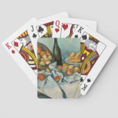 Cezanne Basket Appels Impressionisme Kunst Pokerkaarten (Achterkant)