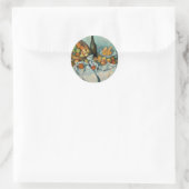 Cezanne Basket Appels Impressionisme Kunst Ronde Sticker (Tas)