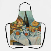 Cezanne Basket Appels Impressionisme Kunst Schort (Voorkant)